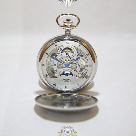 SPALVIERI – OROLOGIO – Tasca Argento TC209-RIO – Fronte